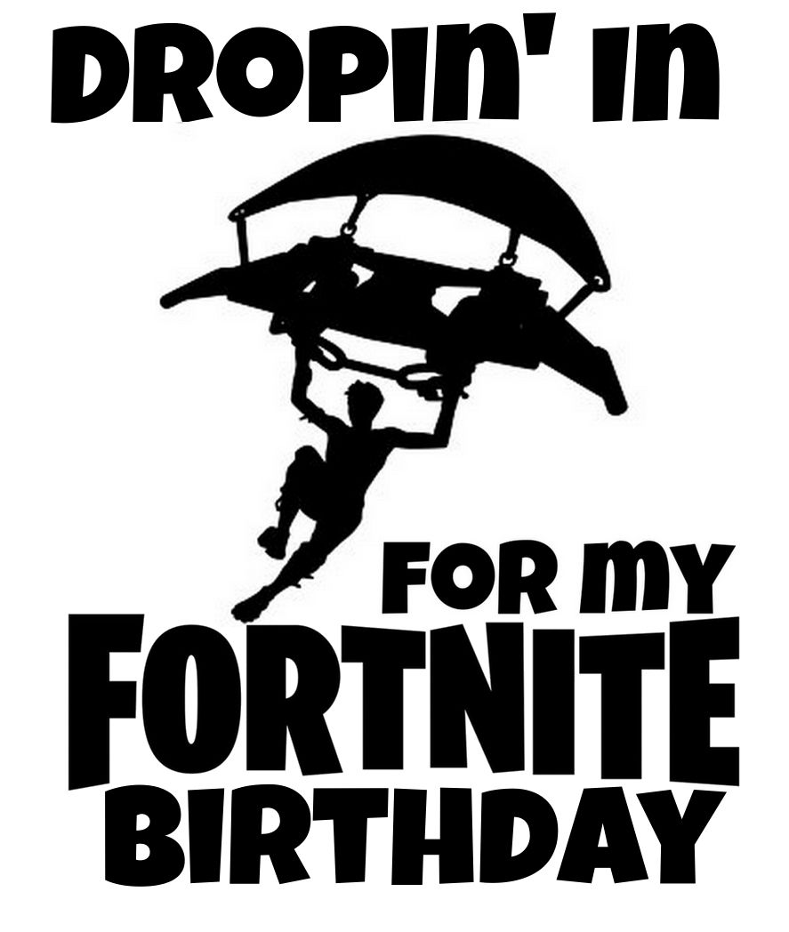 fortnite birthday svg free